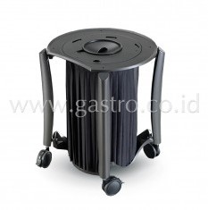 GHISANATIVA Professional Cooking-Cart Cast-Iron Cooking trolley