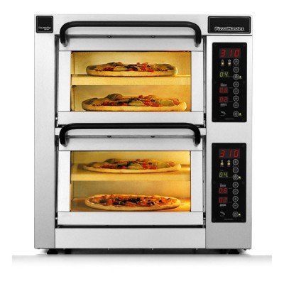 Image: Electric Pizza Oven 2 Chamber 4 Stone Hearth