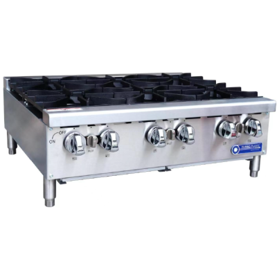 Image: Gas Stove 6 Burner, Countertop